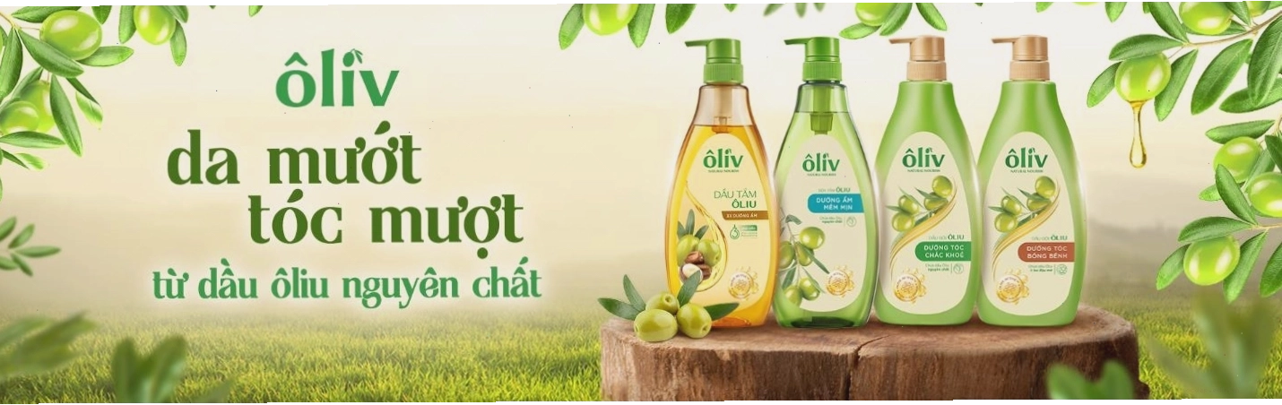 Dầu gội Oliv với chiết xuất dầu olive nguyên chất